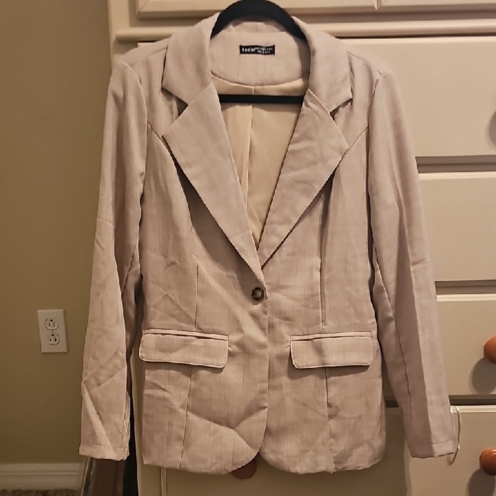 Kasper Tan Blazer Classic Tailored Fit